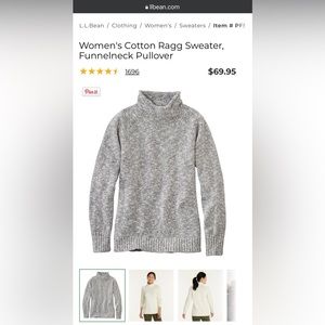 LL Bean Sweater (lightly used) size Small